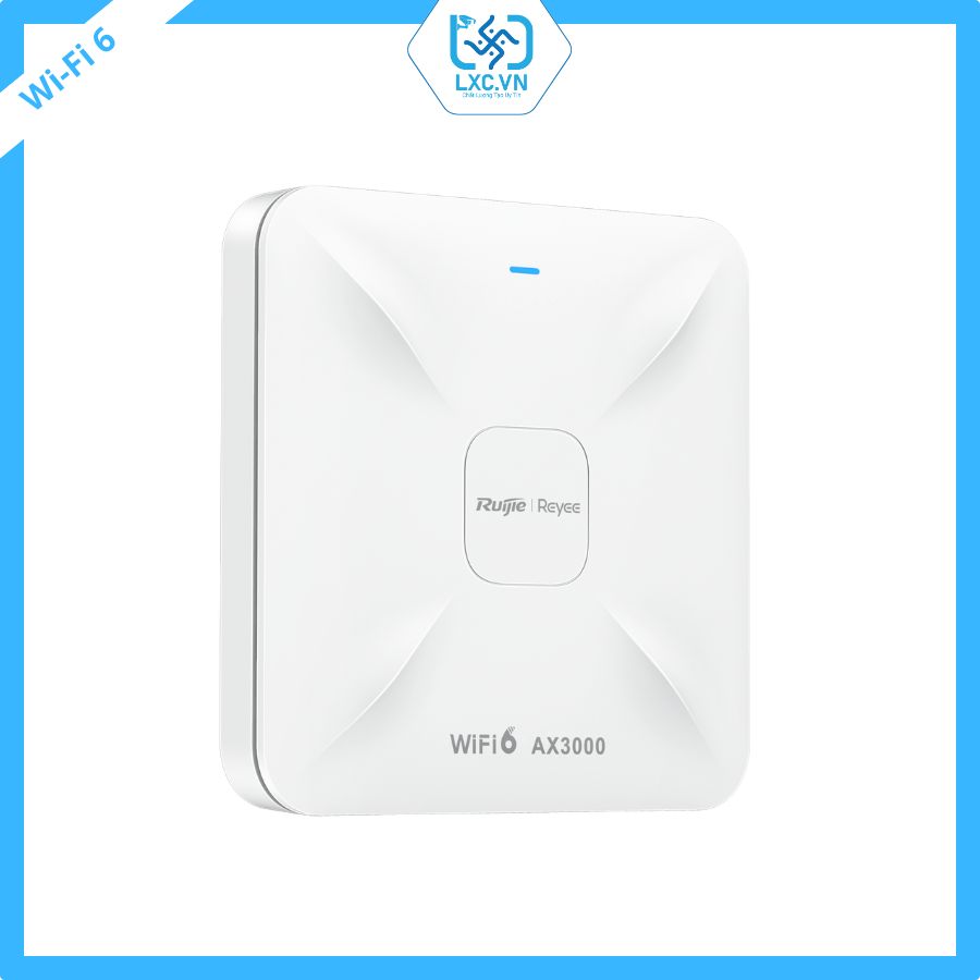 Bộ phát Wifi AP gắn trần RG-RAP2260 Reyee Wi-Fi 6 AX3000 Multi-G I Chính hãng